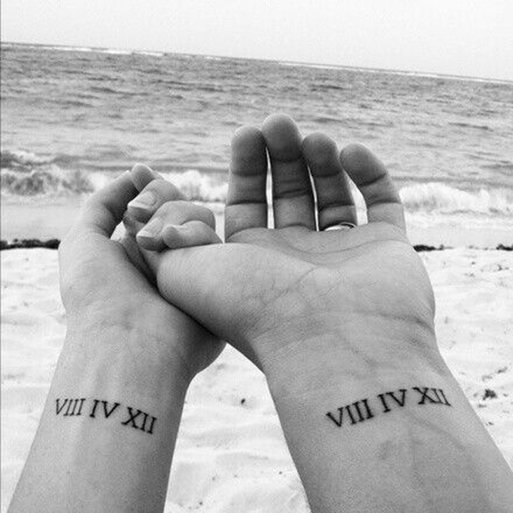Tatouage couple date