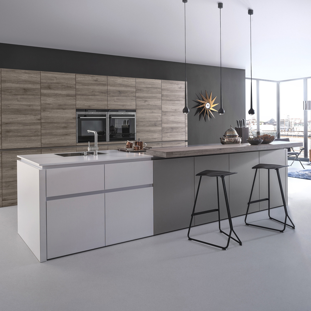Tendance : une cuisine bois et laque elle décoration
