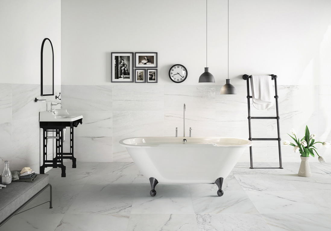 Salle de bains : 15 sols qui font la différence elle décoration
