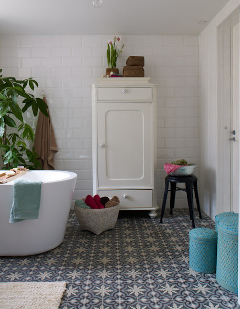 Salle de bains : 15 sols qui font la différence elle décoration