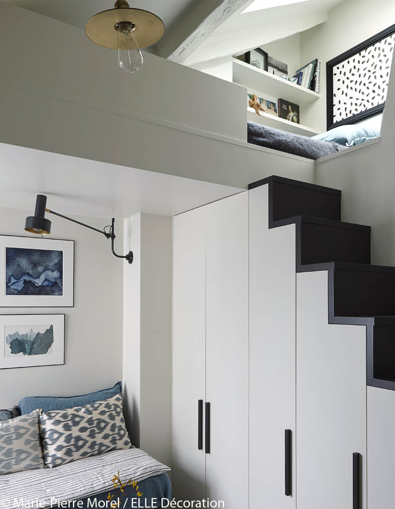 Aménagement petit studio sous les toits : vivre dans 11 m2 elle ...