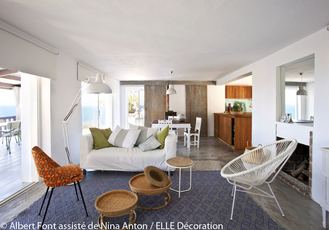 Une maison ouverte sur la mer elle décoration
