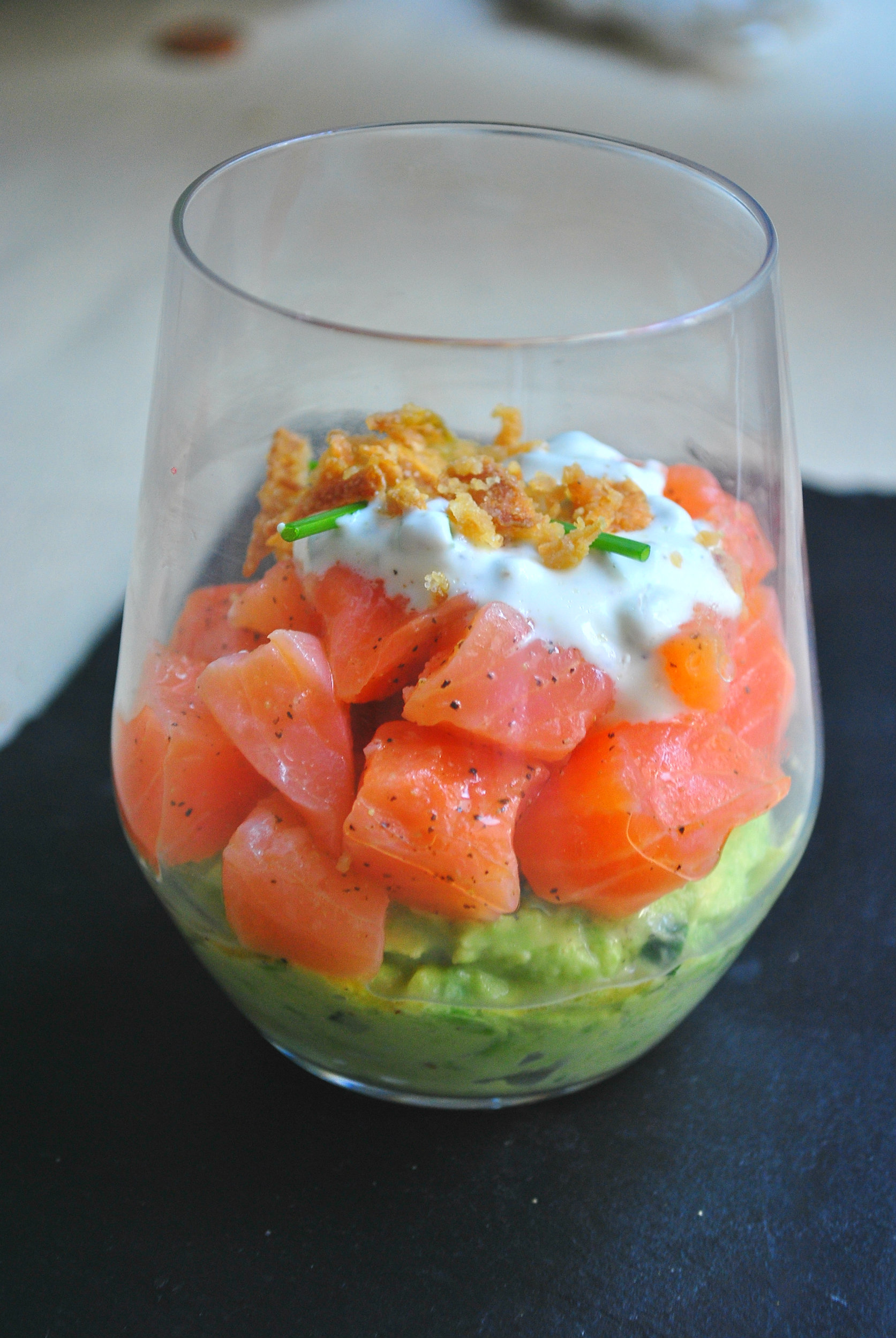 Verrine Avocat Saumon Pour Personnes Recettes Elle Table