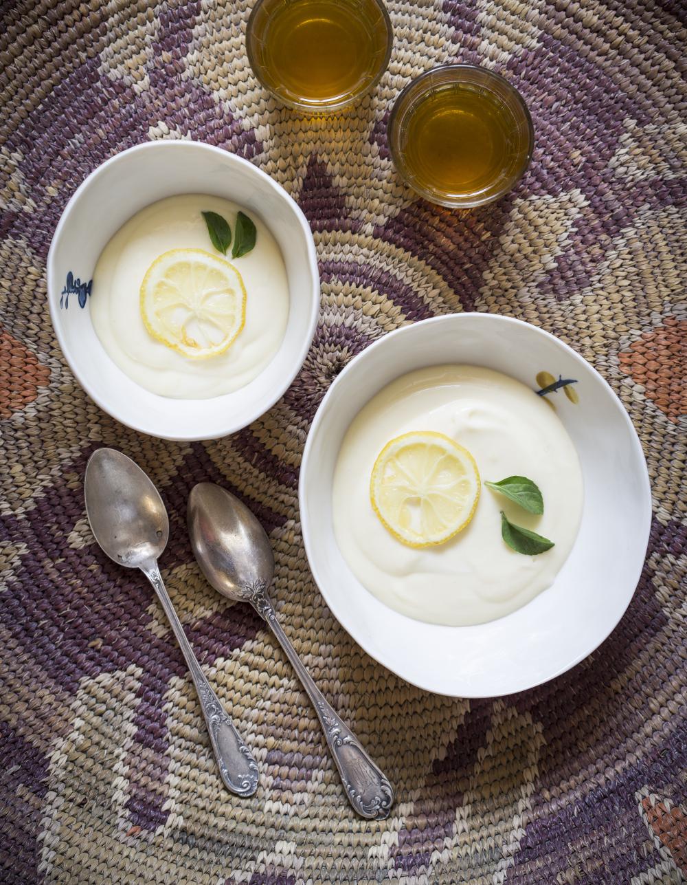 Crème de citron et fromage frais pour 6 personnes Creme de citron et fromage frais