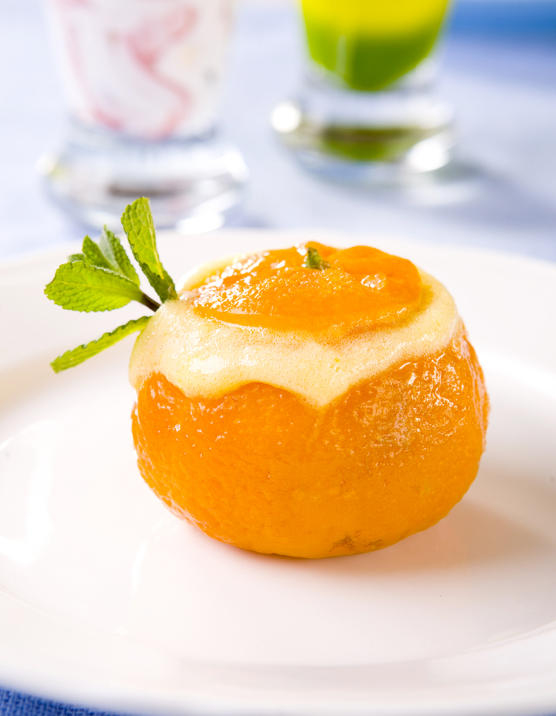 Sorbet clémentine Thermomix pour 6 personnes Recettes Elle à Table