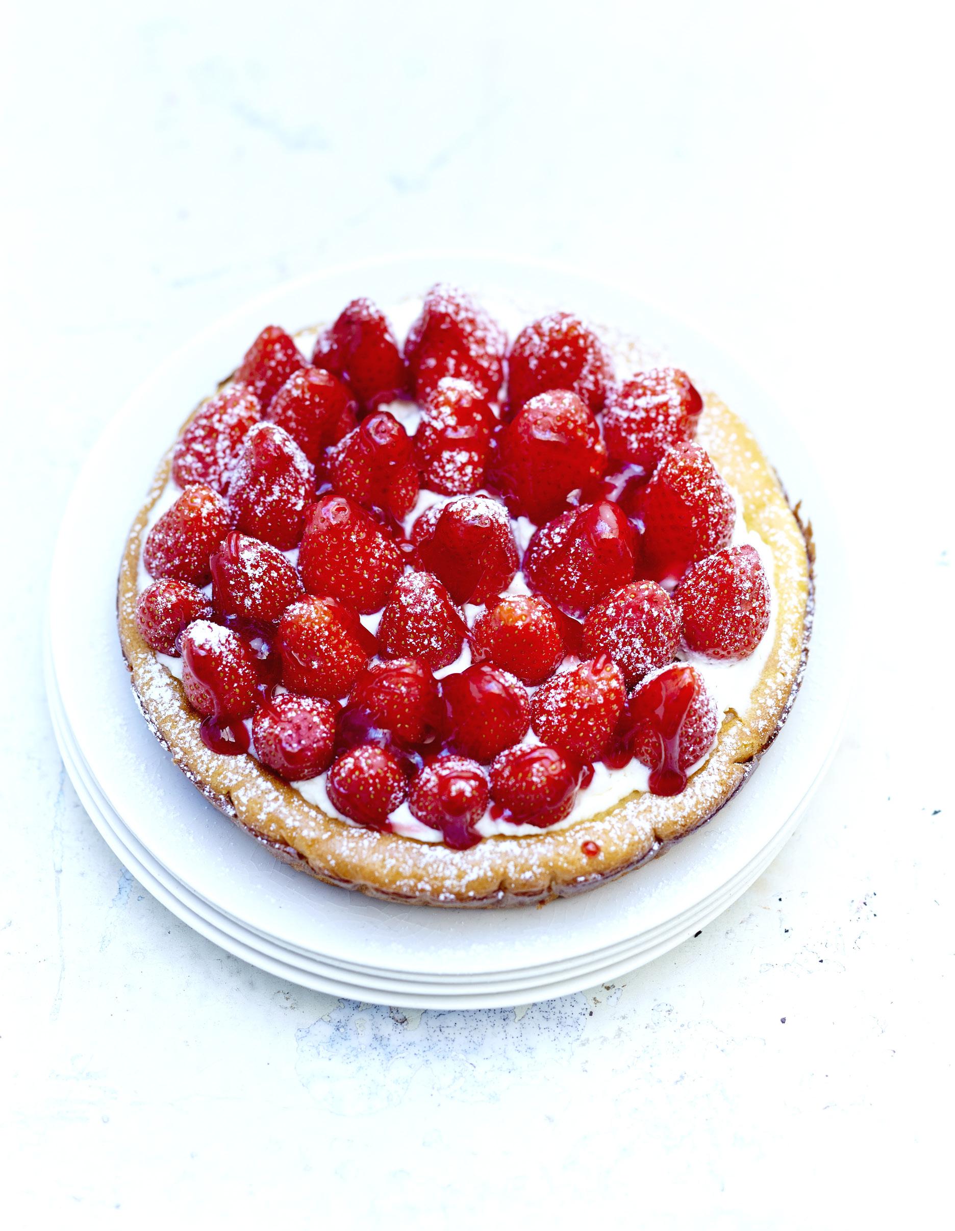 Tarte sablée aux fraises et crème vanille pour 6 personnes ...