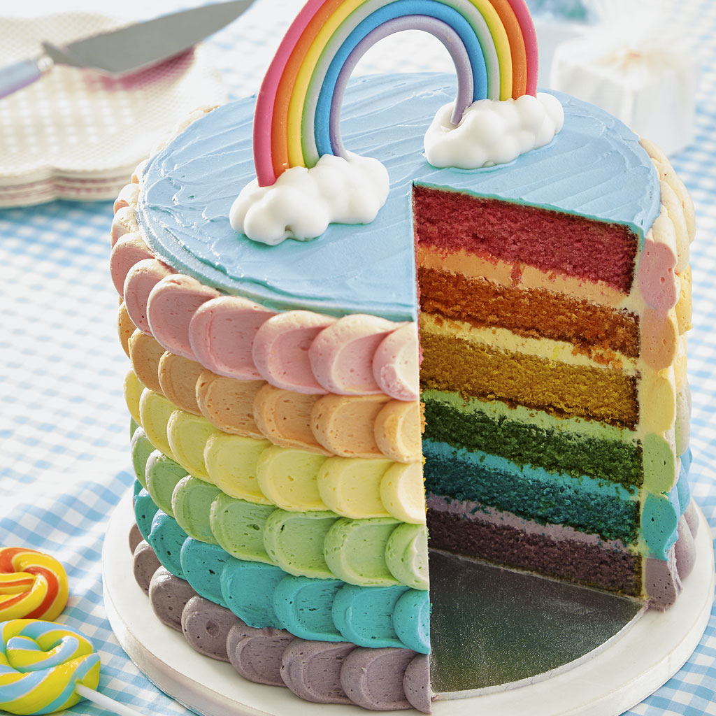 Layer Cake Rainbow Cake 15 Idées De Layer Cake Qui Nous Font Envie Elle à Table 